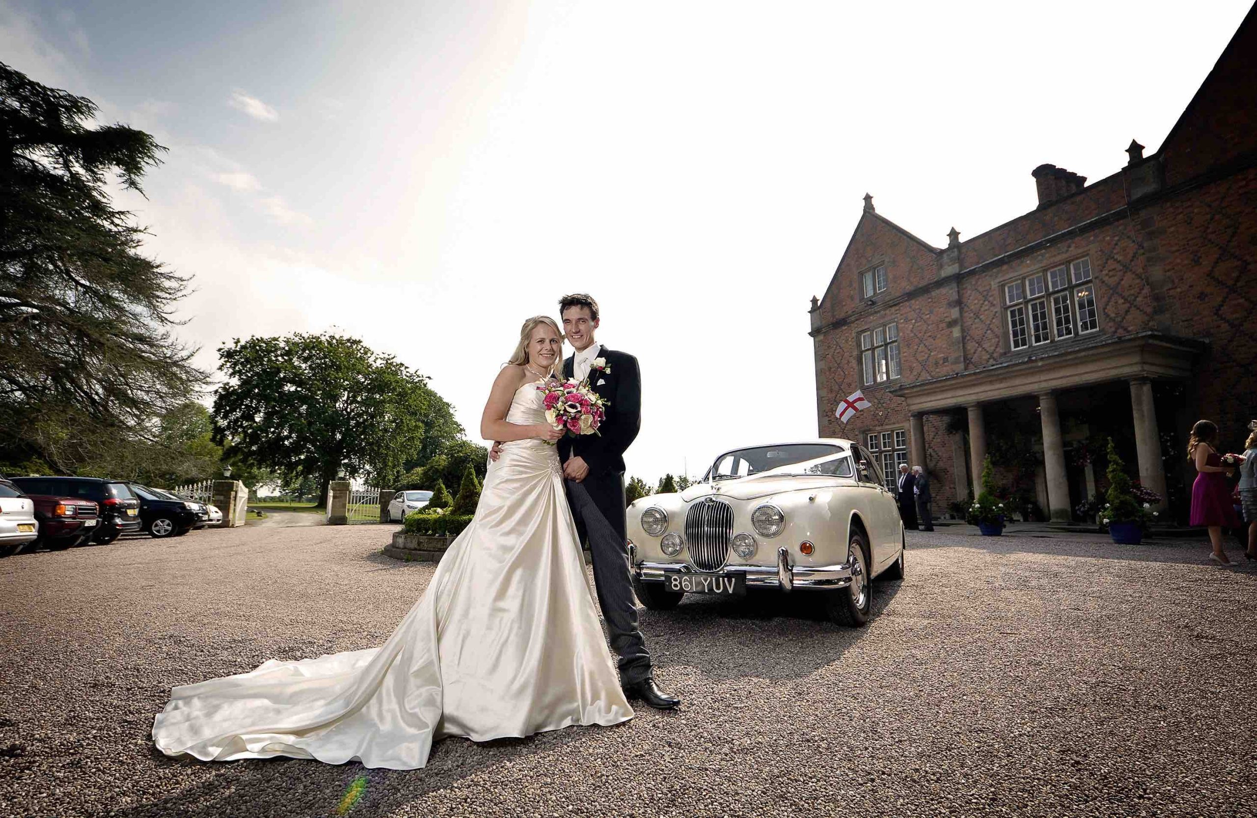 classic wedding party cars Cheshire